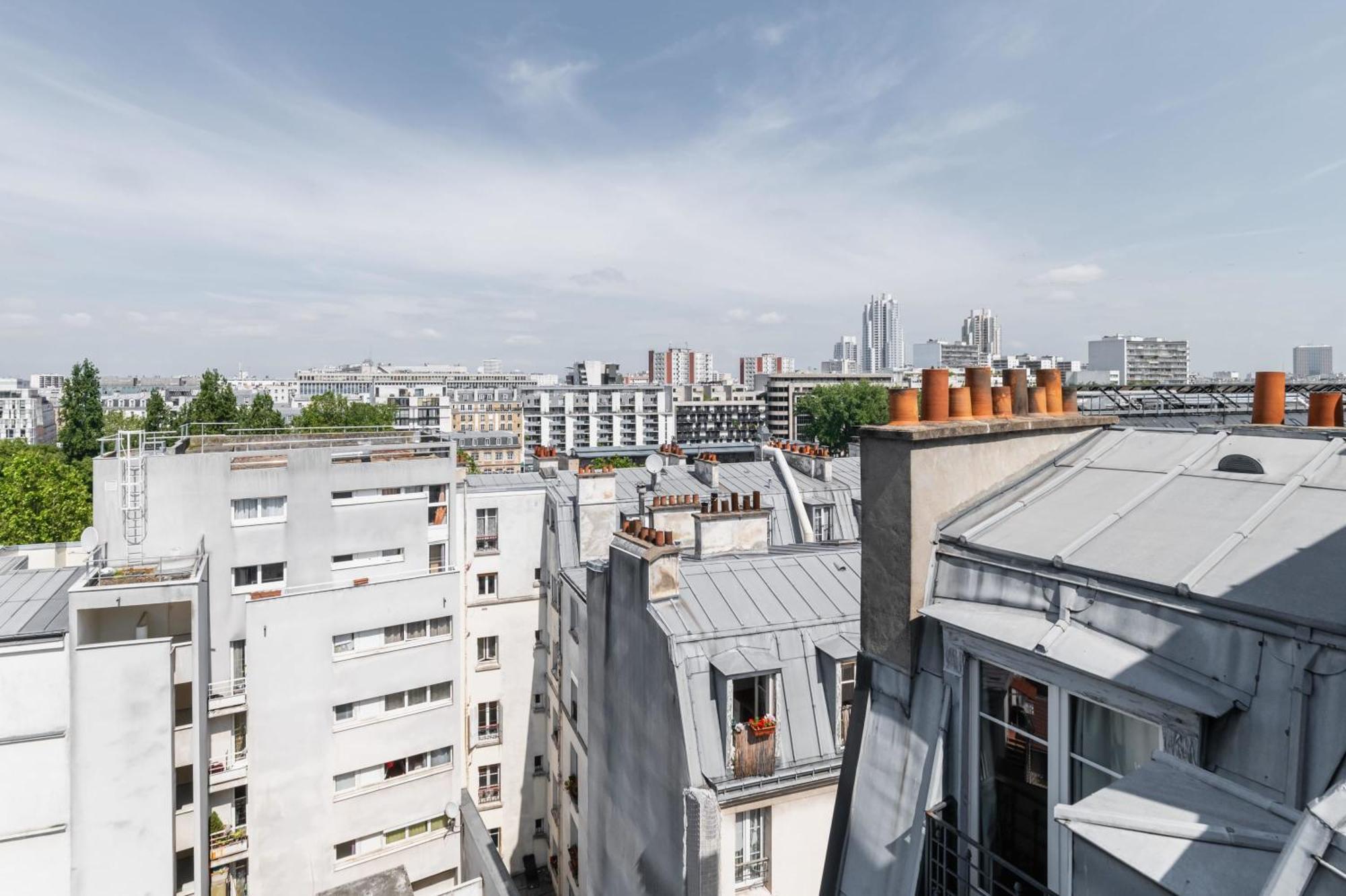 2 Pieces Refait A Neuf Dernier Etage - Paris 19 - 4P - Flat-Guest Daire Dış mekan fotoğraf